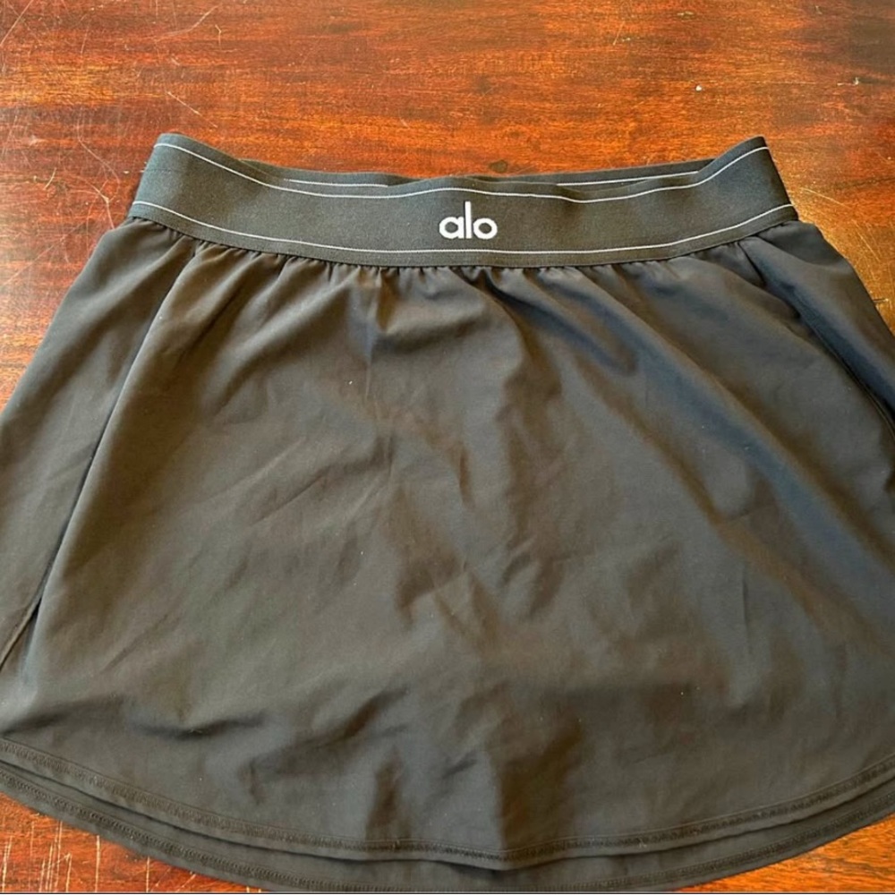 ALO Yoga Black Mini Skirt